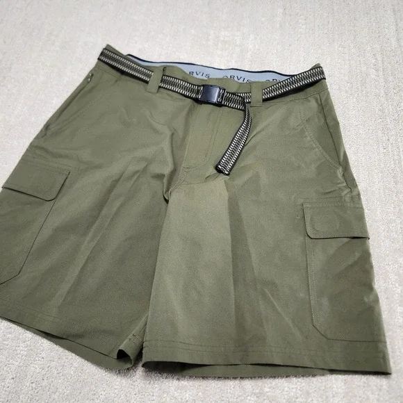 Orvis Shorts Orvis Tech Cargo Shorts Men 34 Olive Quick Dry